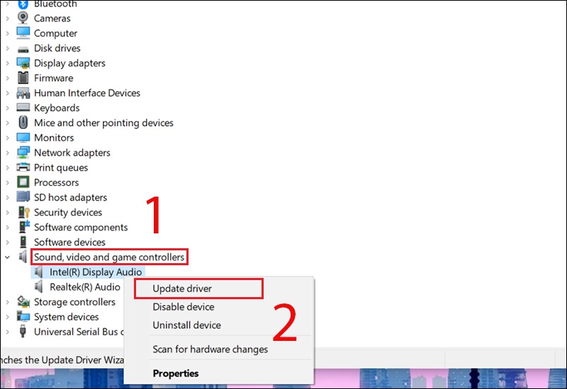 Khắc phục Google Meet không mở được camera bằng cách cập nhật lại driver video