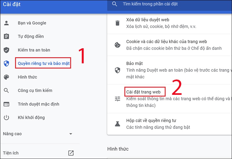 Khắc phục Google Meet không mở được camera bằng cách cấp quyền máy ảnh 