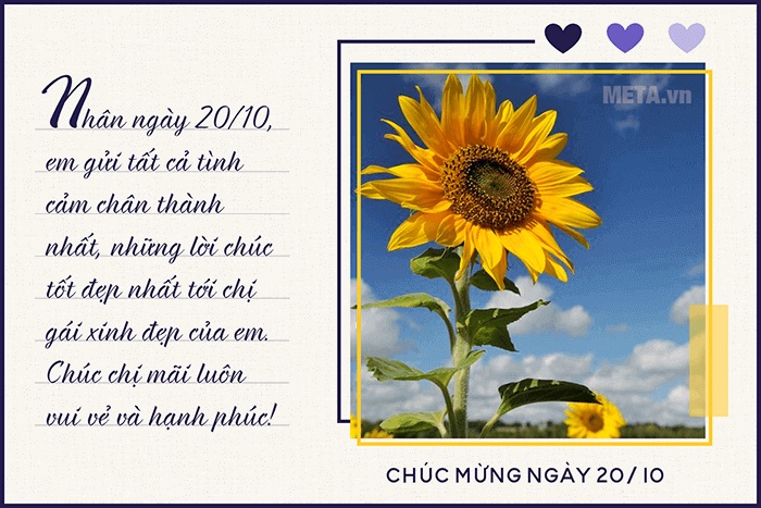 Thiệp chúc mừng 20/10 đẹp