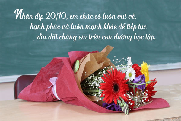 Thiệp chúc mừng 20/10 cho cô giáo 4