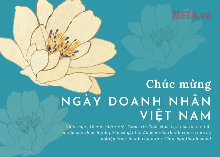 Thiệp ngày Doanh nhân Việt Nam đẹp