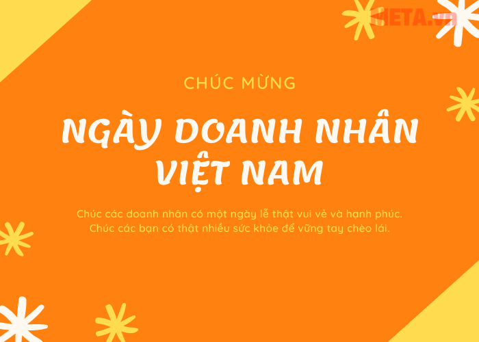 Thiệp ngày Doanh nhân Việt Nam đẹp