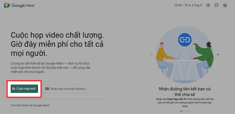 Cách đặt lịch tạo lớp học, họp online trên Google Meet Cách đặt lịch tạo lớp học, họp online trên Google Meet