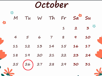 Ngày 26/10 là ngày gì? Ngày 26 tháng 10 là thuộc cung gì?