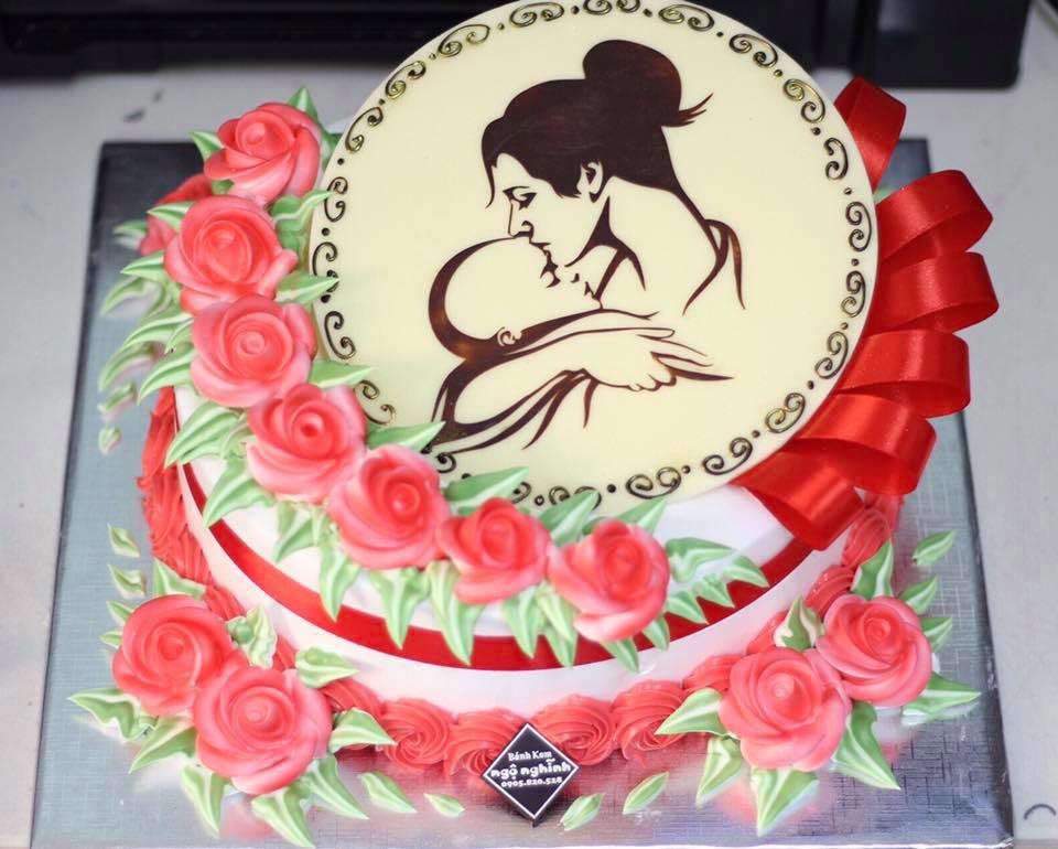 Mẫu bánh kem tặng mẹ 20/10