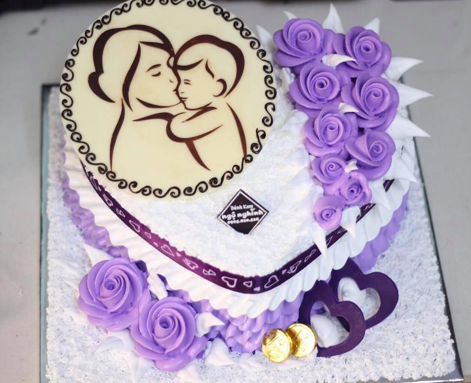 Mẫu bánh kem tặng mẹ 20/10