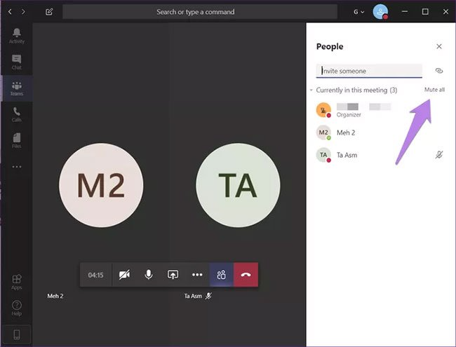 Cách tắt mic của một hoặc nhiều thành viên khi đang tham gia học, họp online Cách tắt mic của một hoặc nhiều thành viên khi đang tham gia học, họp online