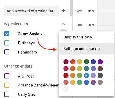Cách sử dụng Google Calendar