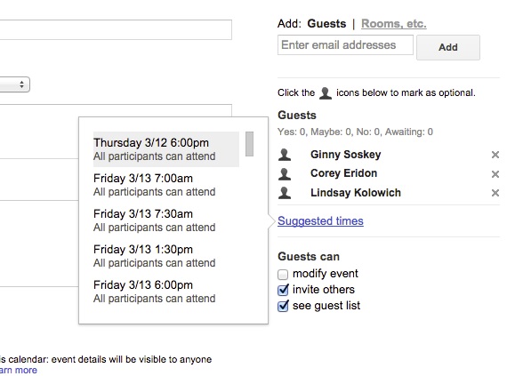 Cách sử dụng Google Calendar