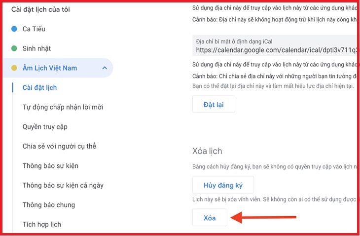Hướng dẫn sử dụng lịch Google Hướng dẫn sử dụng lịch Google
