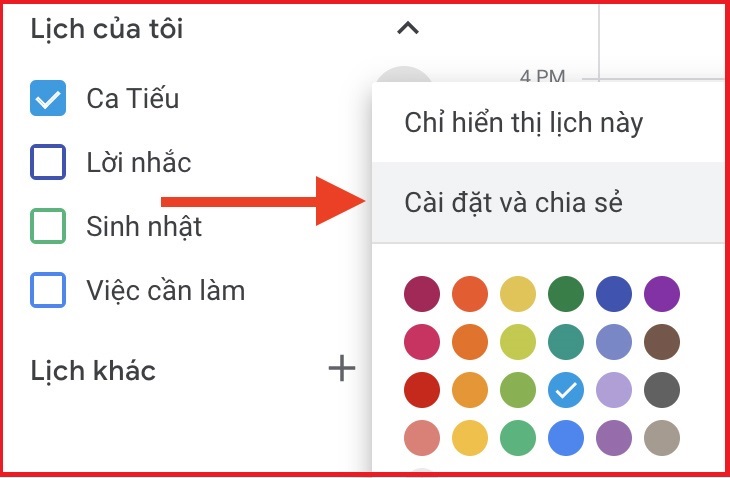 Cách cài lịch âm cho Google Calendar Cách cài lịch âm cho Google Calendar