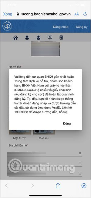 Cách đăng ký VssID trên điện thoại Cách đăng ký VssID trên điện thoại