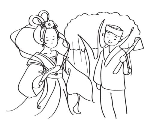 Tranh tô màu cho bé Trung Thu Tranh tô màu cho bé Trung Thu