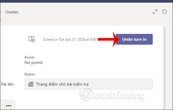 Cách nộp bài tập trên Microsoft Teams bằng máy tính Cách nộp bài tập trên Microsoft Teams bằng máy tính