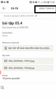 Cách nộp bài tập trên Microsoft Teams bằng điện thoại Cách nộp bài tập trên Microsoft Teams bằng điện thoại