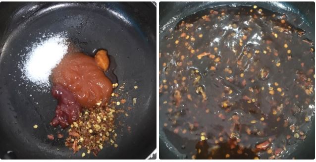 Cách làm bánh mì nướng muối ớt bằng chảo