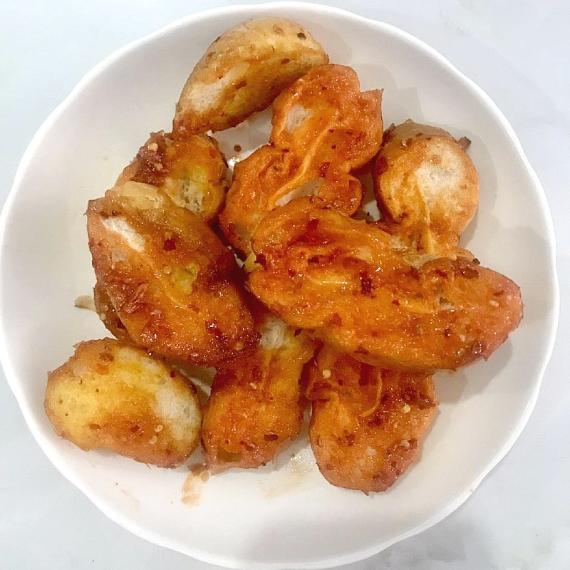 Cách làm bánh mì nướng muối ớt bằng chảo Cách làm bánh mì nướng muối ớt bằng chảo