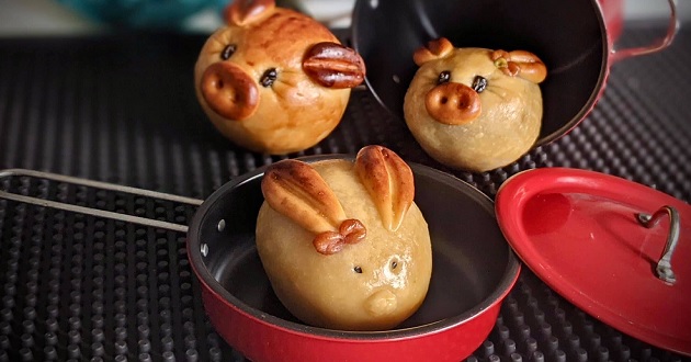 Cách làm bánh Trung Thu không cần khuôn Cách làm bánh Trung Thu không cần khuôn