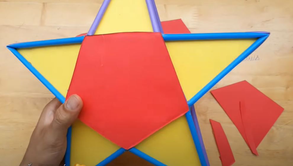 Cách làm lồng đèn ông sao bằng giấy đẹp, đơn giản