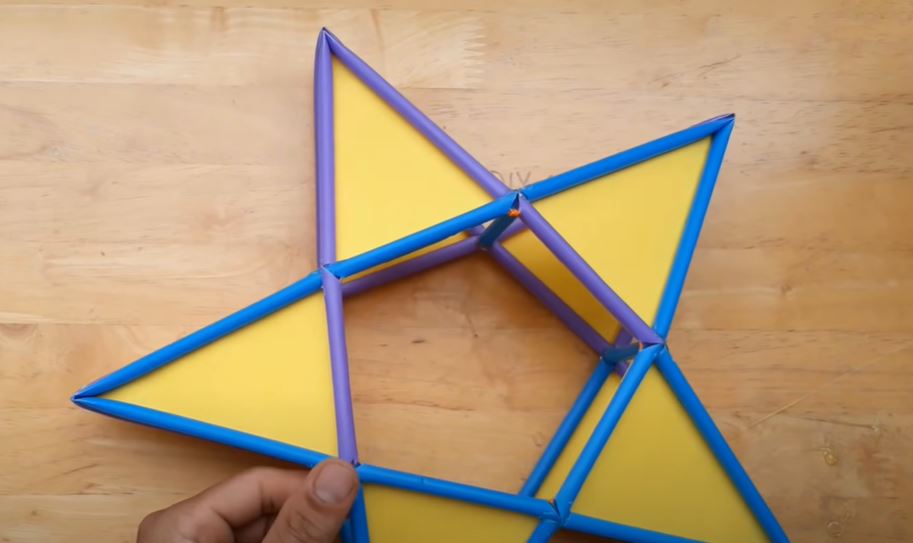 Cách làm lồng đèn ông sao bằng giấy đẹp, đơn giản