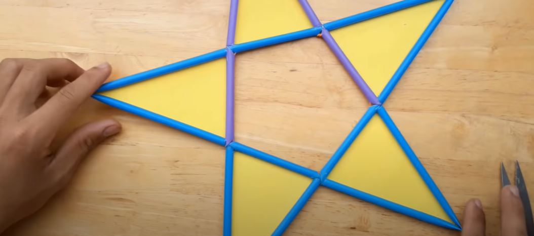 Cách làm lồng đèn ông sao bằng giấy đẹp, đơn giản