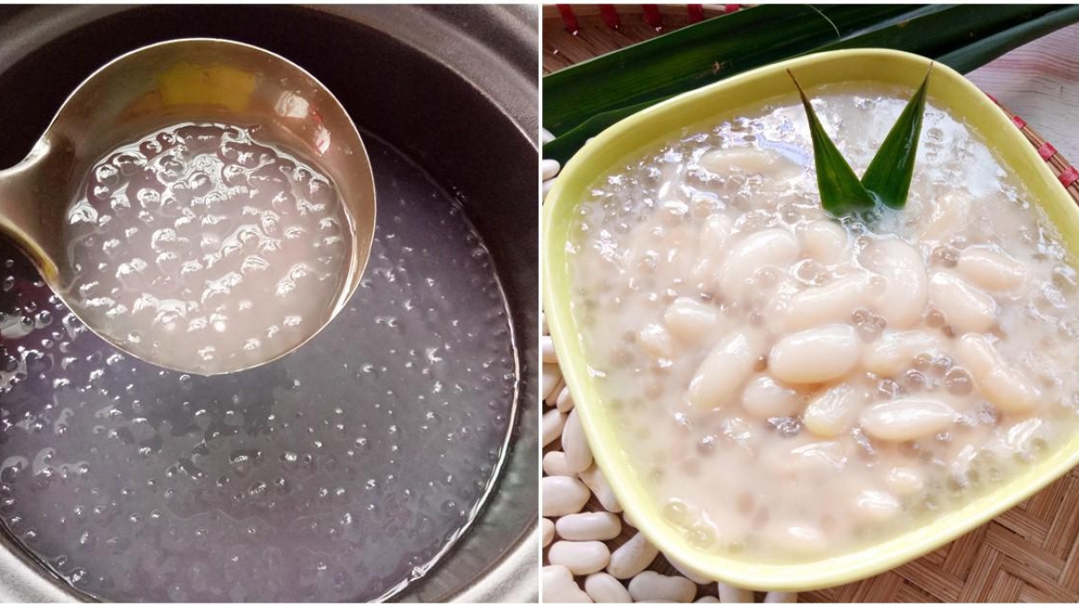 Cách nấu chè đậu trắng bột báng ngon, không sượng Cách nấu chè đậu trắng bột báng ngon, không sượng