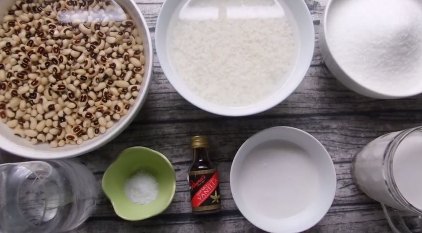 Nguyên liệu nấu chè đậu trắng Nguyên liệu nấu chè đậu trắng