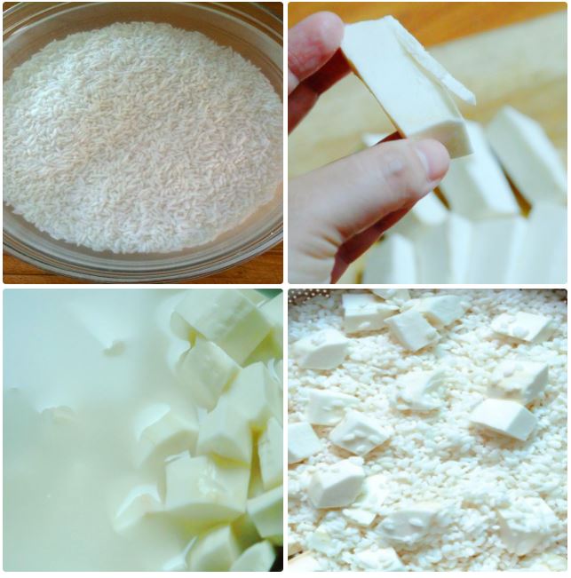 Cách nấu xôi sắn bằng nồi cơm điện