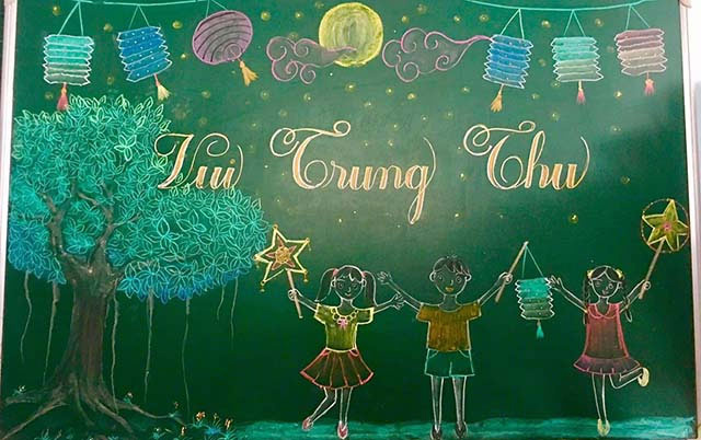 Mẫu trang trí Tết Trung Thu đẹp