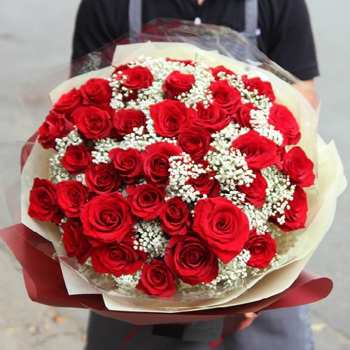 Bó hoa hồng đỏ