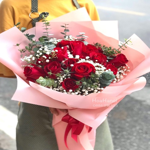 Bó hoa hồng đỏ