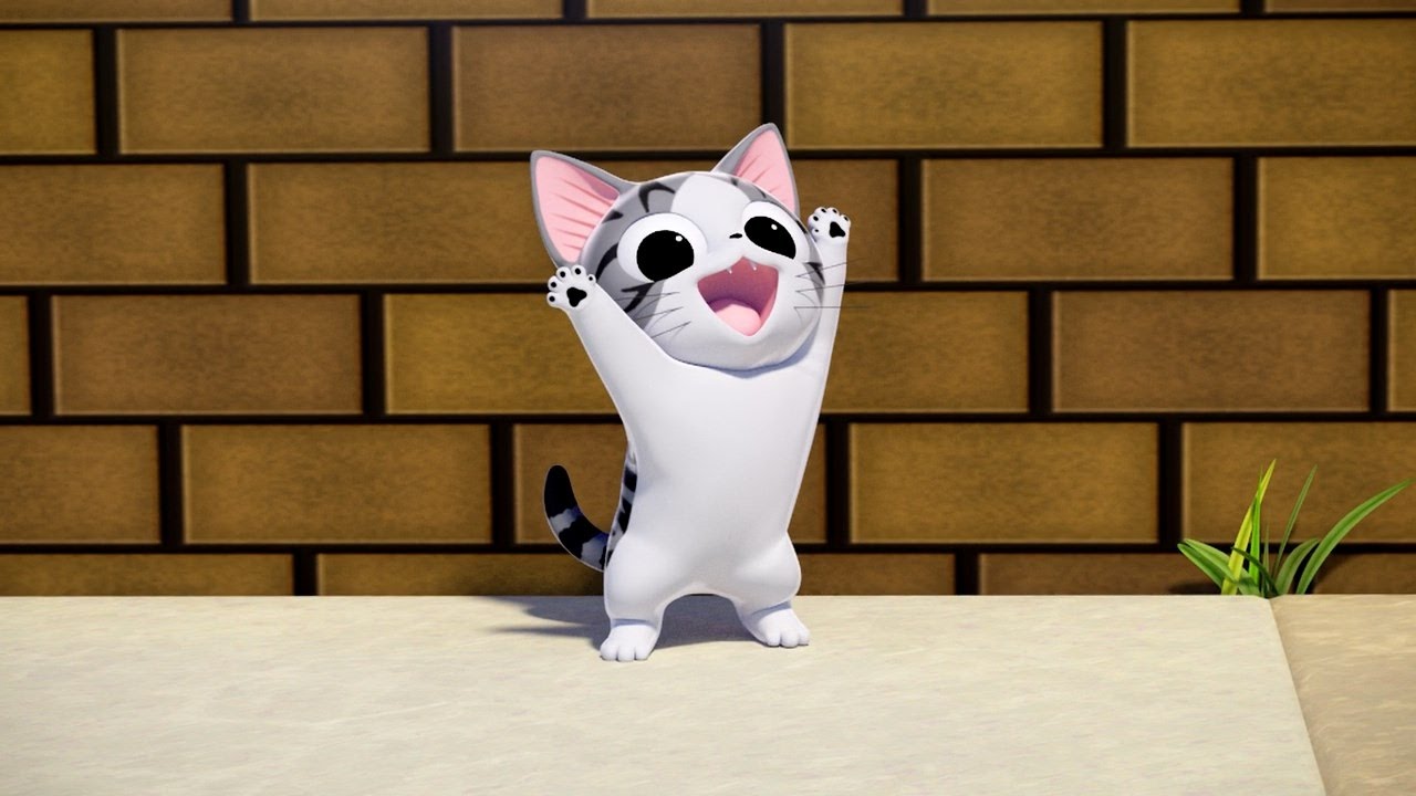 Ảnh mèo con hoạt hình dễ thương