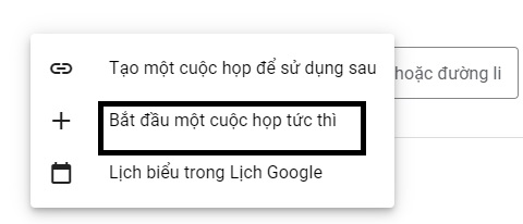 Cách tạo lớp học trên Google Meet bằng máy tính Cách tạo lớp học trên Google Meet bằng máy tính