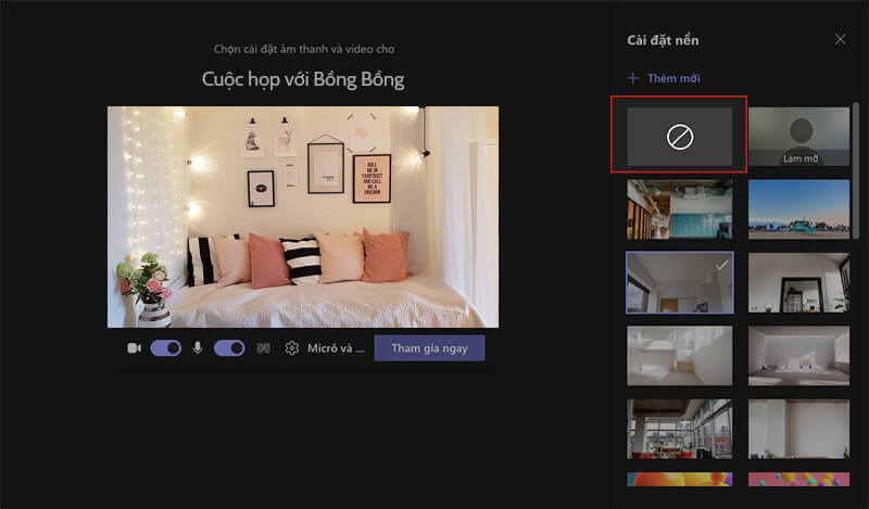 Cách tạo background trong Microsoft Teams trên máy tính