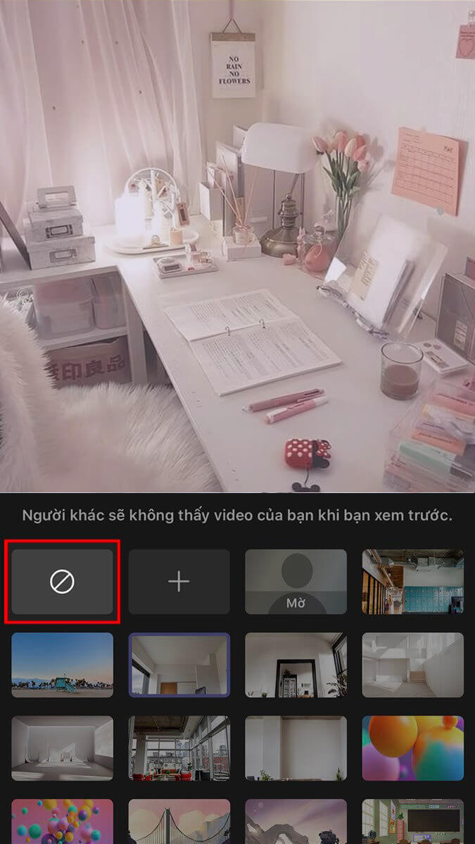 Cách bật background trong Teams trên điện thoại