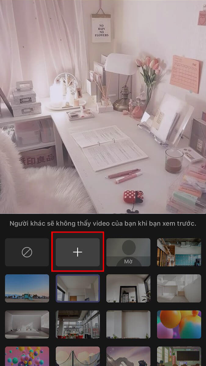 Cách bật background trong Teams trên điện thoại