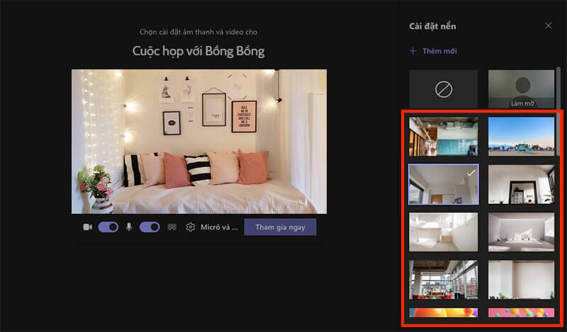 Cách tạo background trong Microsoft Teams trên máy tính