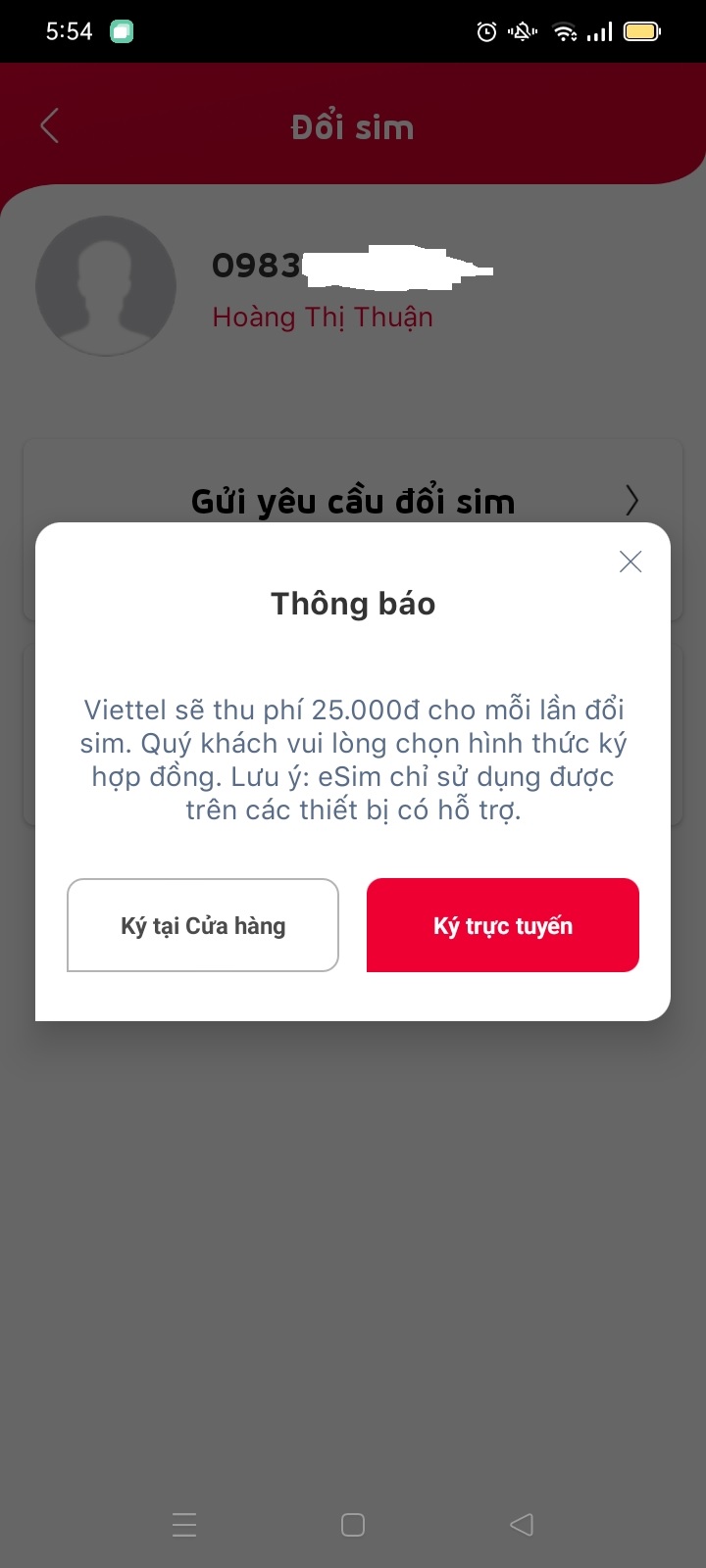 Cách đăng ký eSIM Viettel