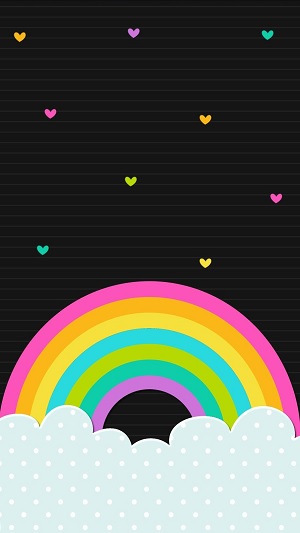 Những hình nền cầu vồng cho điện thoại cute