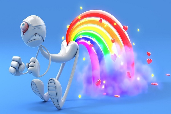 Những hình nền cầu vồng cho điện thoại cute