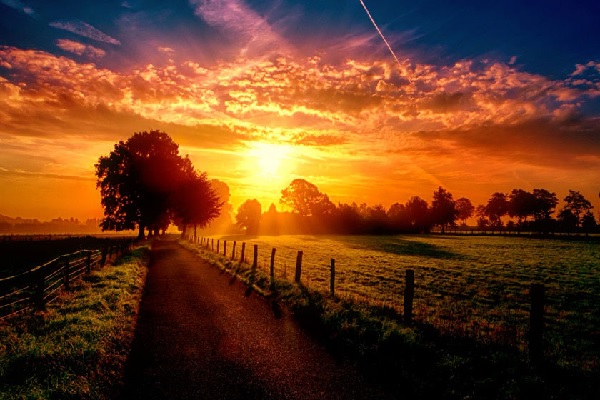 Hình nền phong cảnh hoàng hôn buồn Hình nền phong cảnh hoàng hôn buồn