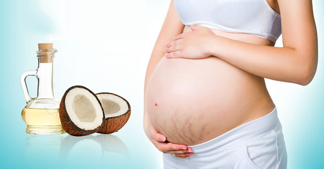 Cách trị rạn da bằng dầu dừa Cách trị rạn da bằng dầu dừa