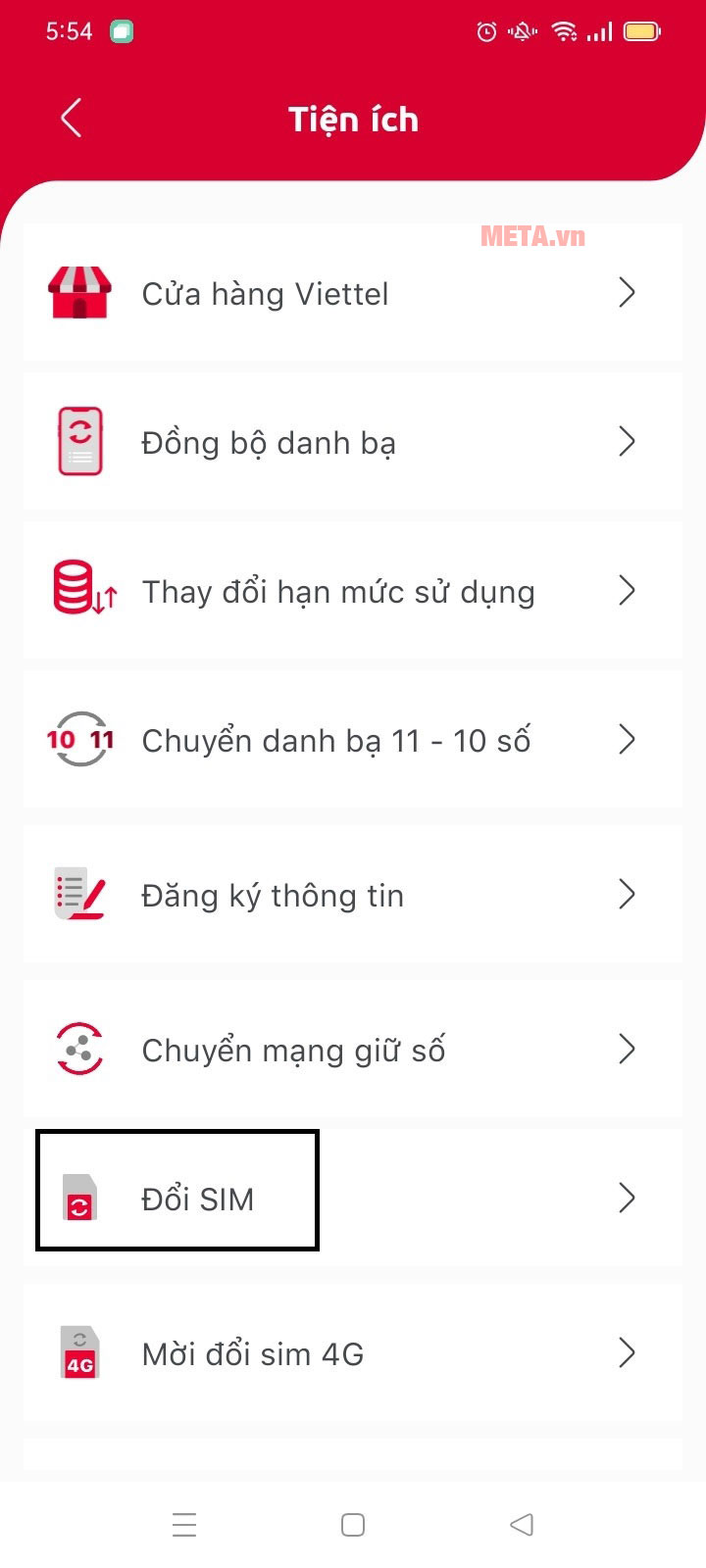 Cách đăng ký eSIM Viettel