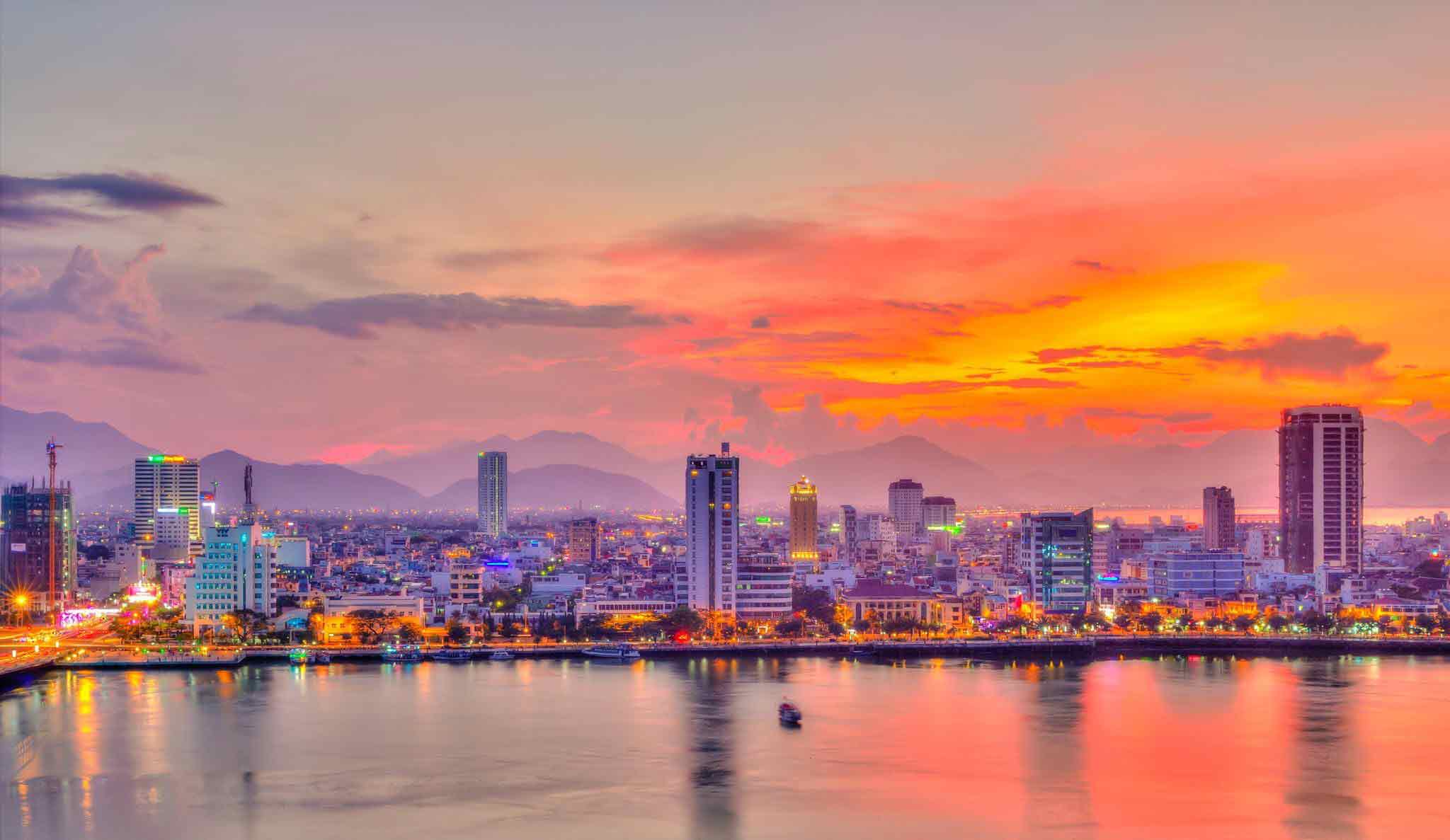 Hình ảnh hoàng hôn ở quê, thành phố 4 Hình ảnh hoàng hôn ở quê, thành phố 4