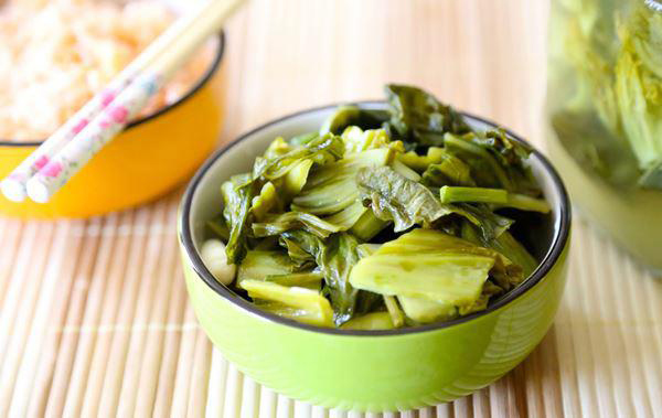 Cải bẹ xanh muối chua