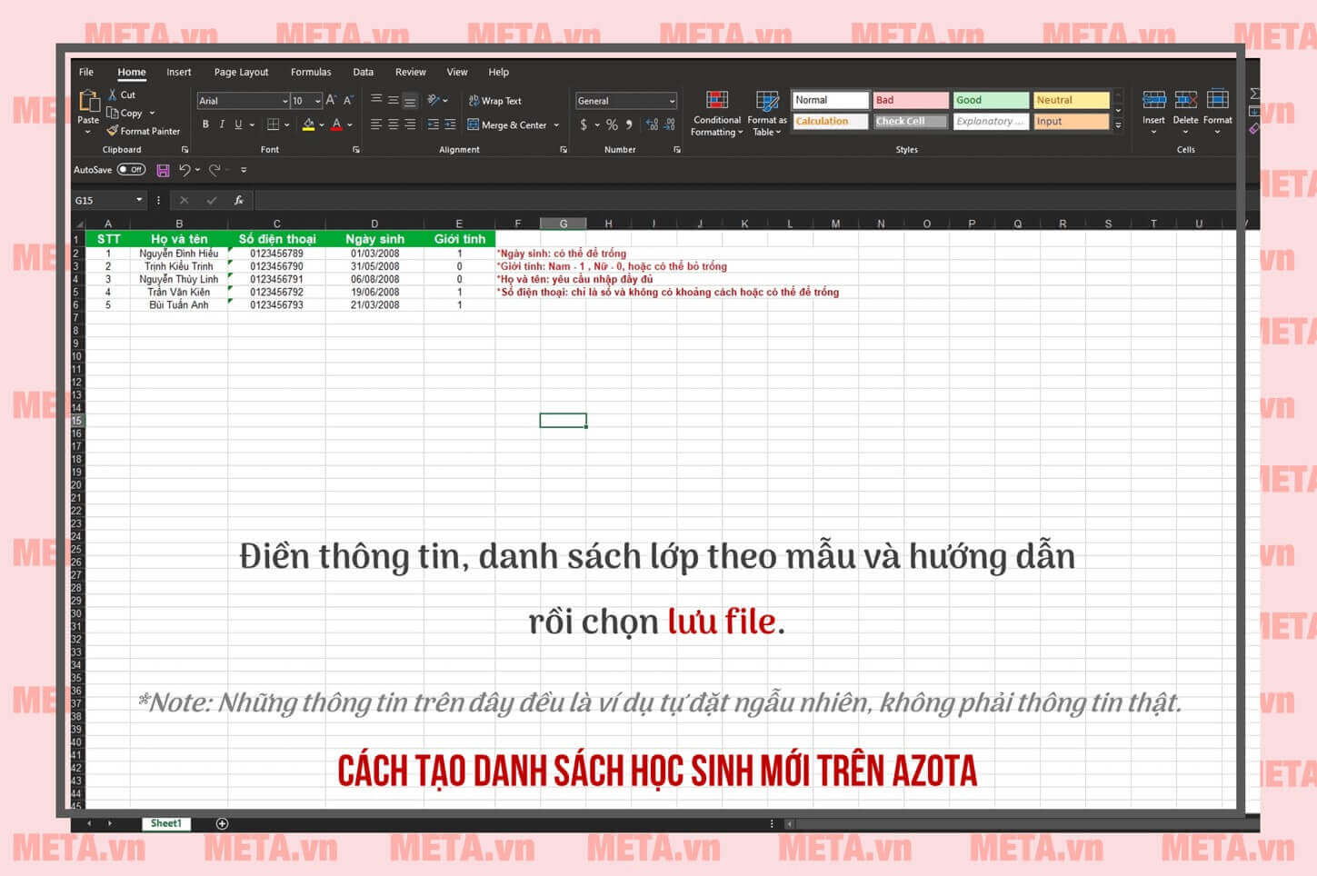 Cách thêm lớp, tạo danh sách học sinh mới Azota Cách thêm lớp, tạo danh sách học sinh mới Azota