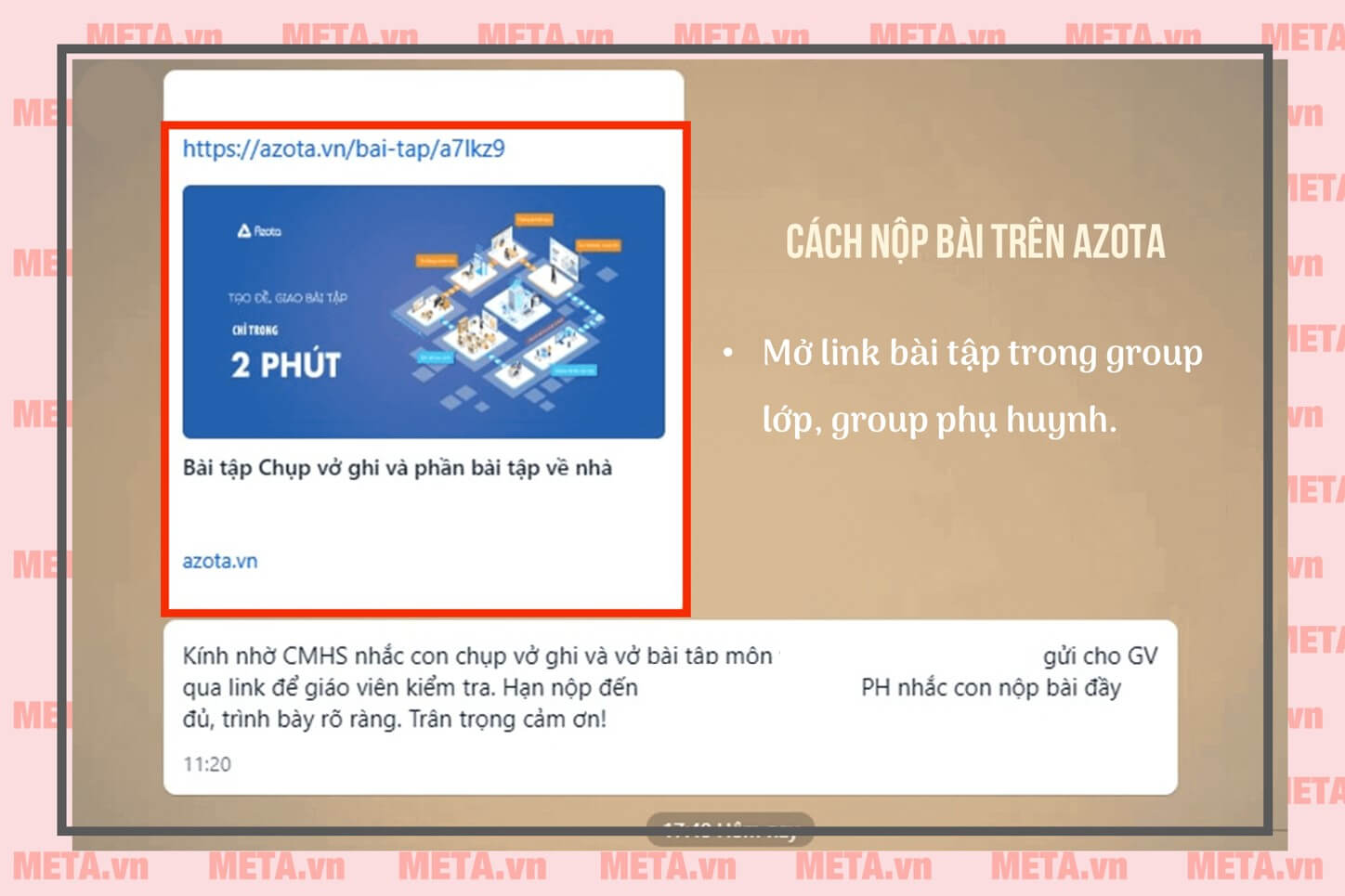 Hướng dẫn nộp bài trên Azota cho học sinh Hướng dẫn nộp bài trên Azota cho học sinh