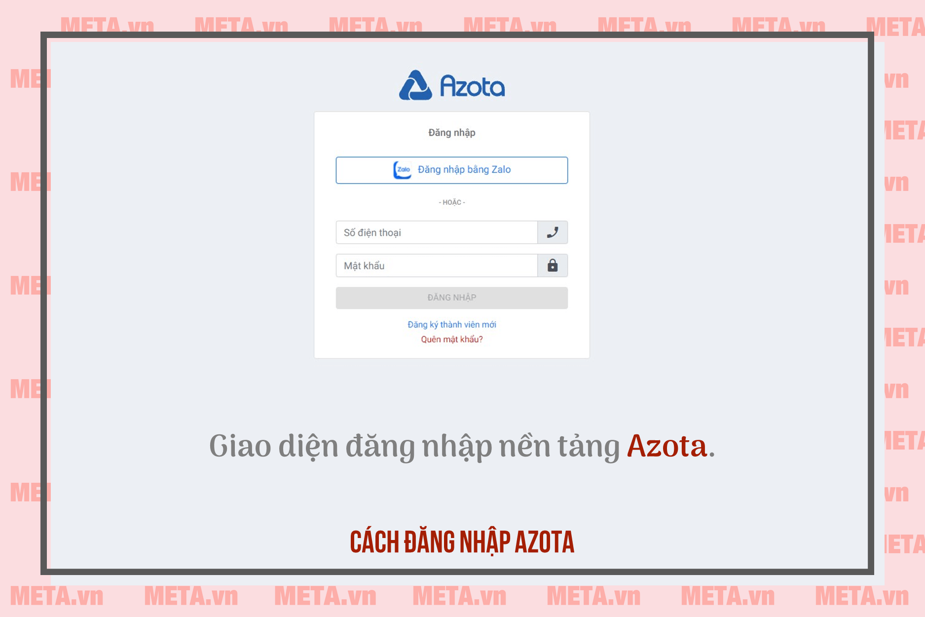 Cách đăng nhập Azota Cách đăng nhập Azota
