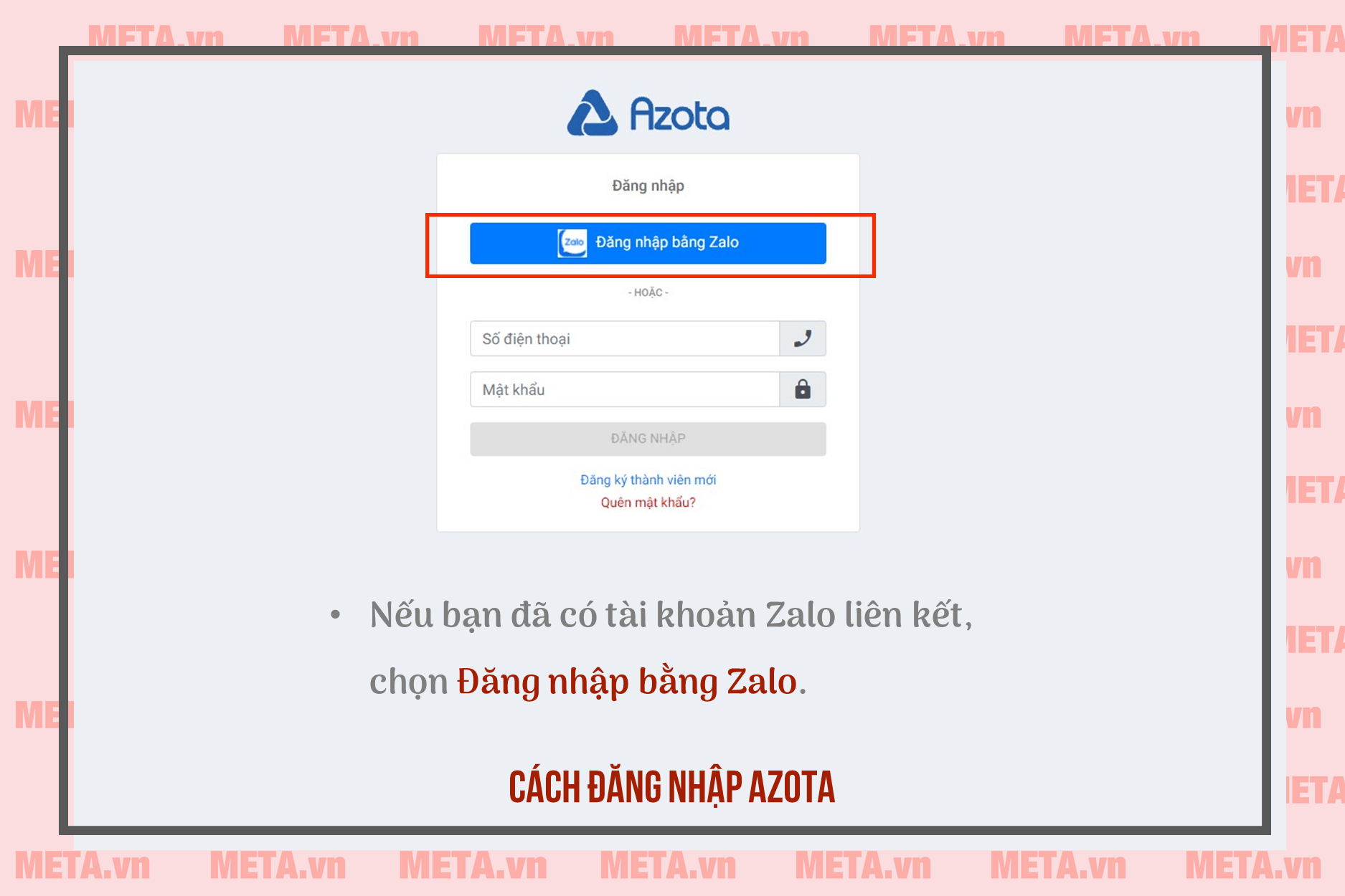Cách đăng nhập Azota Cách đăng nhập Azota