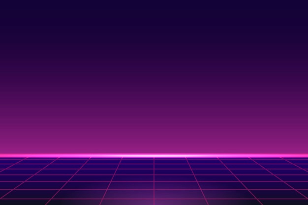 Background Neon phong cách retro